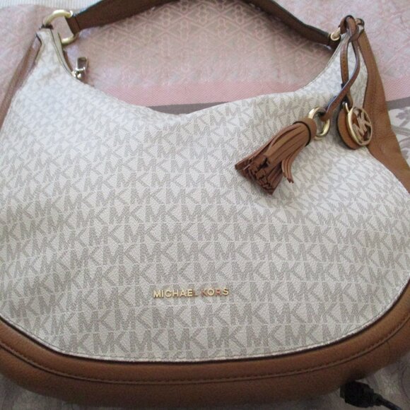 Michael Kors Signature Tassel Handbag (Large) - Picture 4 of 6